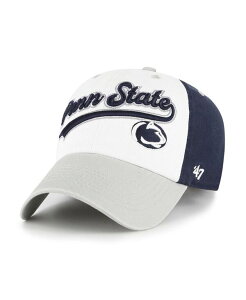 47 �u�����h ���f�B�[�X �A�N�Z�T���[ �X�q '47 Brand Big Boys and Girls White Penn State Nittany Lionscooter Clean Up Adjustable Hat White �z���C�g