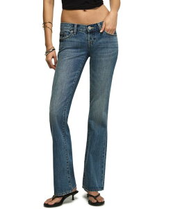 ���b�L�[�u�����h ���f�B�[�X �{�g���X �f�j���p���c ���[���C�Y �W�[���Y Lucky Brand Women's Lil Maggie Ultra Low-Rise Flare Jeans Whatever! Wash