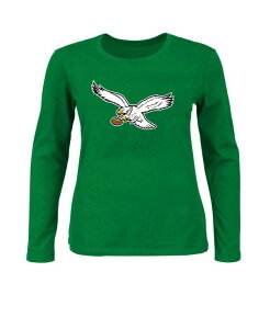 �t�@�i�e�B�N�X ���f�B�[�X �g�b�v�X T�V���c �v���X�T�C�Y ���S ���� Fanatics Plusize Primary Logo Scoop Neck Long-Sleeve T-Shirt Kelly Green �O���[��