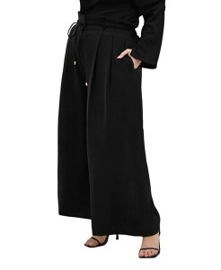 �V�e�B�[�V�b�N ���f�B�[�X �{�g���X �J�W���A���p���c �v���X�T�C�Y CITY CHIC Plusize Shania High-Rise Wide-Leg Pants Black �u���b�N