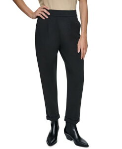 �_�i �L������ �j���[���[�N ���f�B�[�X �{�g���X �J�W���A���p���c �L���b�v DKNY Women's Cuffed Capri Soho Ponte Pants Black �u���b�N