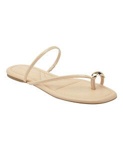 �}�[�N�t�B�b�V���[ ���f�B�[�X �V���[�Y �X���b�|���E���[�t�@�[ �T���_�� Marc Fisher Women's Bedy Ornamented Toe Loop Slip-On Flat Sandals Light Natural Patent