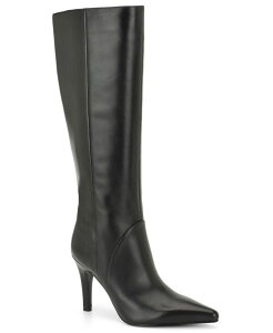 �i�C���E�F�X�g ���f�B�[�X �V���[�Y �u�[�c�E���C���u�[�c �g�[�� Nine West Women's Korin Tall Pointed Toe Stiletto Dress Boots Regular & Wide Calf Black Leather �u���b�N