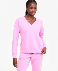 �C�f�I���M�[ ���f�B�[�X �A�E�^�[ �p�[�J�[�E�X�E�F�b�g V�l�b�N �V���c �t���[�X IDeology Women's Fleece V-Neck Sweatshirt Created for Macy's Fuchsia Petal �t���[�V��