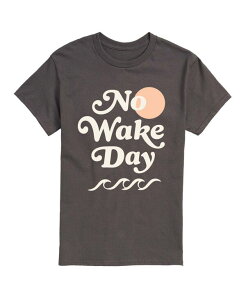 �G�A�E�F�[�u�X �����Y �g�b�v�X T�V���c �O���t�B�b�N AIRWAVES Men's Instant Message No Wake Day Graphic T-Shirt Charcoal �`���R�[��