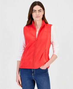 �X�^�C���A���h�R�[ ���f�B�[�X �A�E�^�[ �W���P�b�g�E�u���]�� �x�X�g �t���[�X Style & Co Women's Zip-Front Polar Fleece Vest Created for Macy's Lollipop