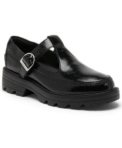 �\���� ���f�B�[�X �V���[�Y �p���v�X Sorel Women's Revel Ave Mary Jane Flats Black/Black �u���b�N