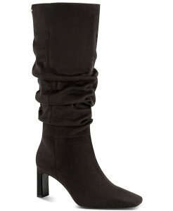 �_�i �L������ �j���[���[�N ���f�B�[�X �V���[�Y �u�[�c�E���C���u�[�c DKNY Women's Kalila Square Toe Slouch Boots Brown �u���E��