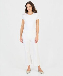 �W�F�C�G���R���N�V���� ���f�B�[�X �{�g���X �J�W���A���p���c �N���b�v�h JM Collection Women's Mid-Rise Cropped Kick Flare Pull-On Pants Macy's Exclusive Sugar Swizzle