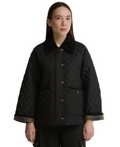�o�u�A�[ ���f�B�[�X �A�E�^�[ �R�[�g �L���e�B���O Barbour Women's Ava Quilted Short Coat Created for Macy's Black �u���b�N