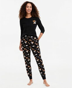 �z���f�[���[�� ���f�B�[�X �A���_�[�E�F�A �i�C�g�E�F�A Holiday Lane Women's Halloween Party Pajama Set Created for Macy's Halloween Party
