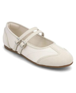 �~�A ���f�B�[�X �V���[�Y �p���v�X MIA Women'sorelle Double Strap Mary Jane Ballet Flats Champagne/Dove Gray �O���[