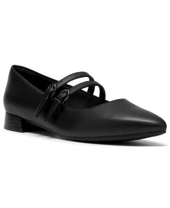 �N���[�N�X ���f�B�[�X �V���[�Y �p���v�X Clarks Women's Natalyn Jane Pointed-Toe Mary Jane Flats Black Leather �u���b�N