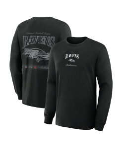 �t�@�i�e�B�N�X �����Y �g�b�v�X T�V���c ���� �O���t�B�b�N Fanatics Men's Baltimore Ravens Midnight Falls Long-Sleeve Graphic T-Shirt Black �u���b�N