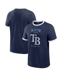 �_���E�X�E���b�J�[ �R���N�V���� �o�C �t�@�i�e�B�N�X �����Y �g�b�v�X T�V���c Darius Rucker Collection By Fanatics Men's Navy Tampa Bay Rays Washed Ringer T-Shirt Navy �l�C�r�[