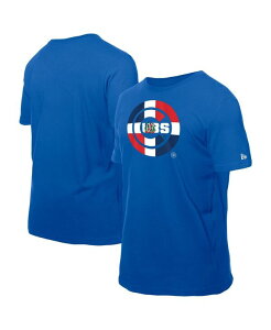 �j���[�G�� �����Y �g�b�v�X T�V���c �~�j ���S New Era Men's Royal Chicago Cubs Dominican Republic Flag Logo T-Shirt Royal