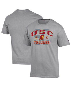 �`�����s�I�� �����Y �g�b�v�X T�V���c Champion Men's Heather Gray USC Trojans Varsity T-Shirt Heather Gray �O���[