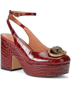 �J�[�g�W�F�C�K�[�����h�� ���f�B�[�X �V���[�Y �p���v�X �`�F���V�[ Kurt Geiger London Women's Chelsea Closed Sling Pumps Red Combo ���b�h