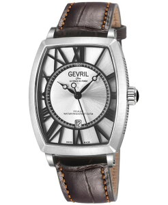 �W�F�r�� �����Y �A�N�Z�T���[ �r���v ���U�[ Gevril Men'swiss Made Oculuswiss Automatic Italian Leather Strap Watch No Color