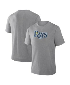 �t�@�i�e�B�N�X �����Y �g�b�v�X T�V���c Fanatics Men's Heather Gray Tampa Bay Rays Play Tribute Tri-Blend T-Shirt Heather Gray �O���[