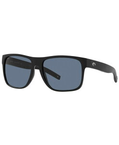 �R�X�^�f���}�[�� �����Y �A�N�Z�T���[ �T���O���X�E�A�C�E�F�A Costa Del Mar SPEARO XL Polarized Sunglasses 6S9013 59 11 MATTE BLACK/GRAY 580P �u���b�N