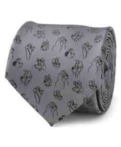 fBYj[ Y ANZT[ lN^C vg Disney Men's Dog Print Tie Gray O[