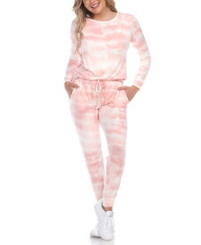 ホワイトマーク レディース ナイトウェア アンダーウェア Women's 2pc Loungewear Set Pink