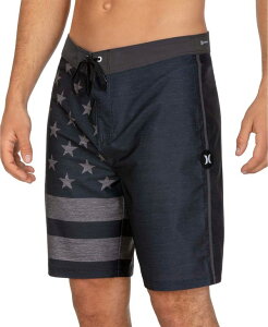 �n�[���[ �����Y ���� �n�[�t�p���c�E�V���[�c Hurley Phantom Patriot 2 20 Board Short Black �u���b�N