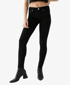 トゥルーレリジョン レディース デニムパンツ ボトムス Women's Jennie Curvy Skinny Jeans Body Rinse Black