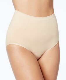 バリ レディース パンツ アンダーウェア Women's Extra Firm Tummy-Control Seamless Brief Underwear 2 Pack X245 Nude/Nude (Nude 5)