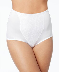 �o�� ���f�B�[�X �A���_�[�E�F�A �p���c ���[�X Bali Women's Light Tummy-Control Lace Support 2pk Brief Underwear X372 White/White �z���C�g