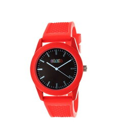 クラヨ レディース 腕時計 アクセサリー Unisex Storm Red Silicone Strap Watch 40mm Red
