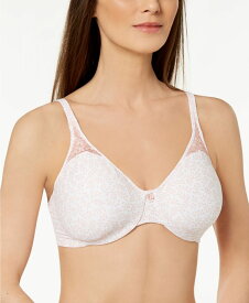 バリ レディース ブラジャー アンダーウェア Passion for Comfort Seamless Underwire Minimizer Bra 3385 Pink Leaf Print