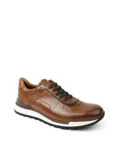 �u���[�m�}�O�� �����Y �V���[�Y �X�j�[�J�[ Bruno Magli Men's Davio Jogger Sneakers Cognac Leathe