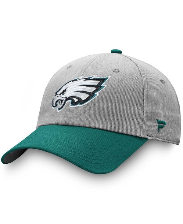 送料無料 即日出荷 サイズ交換無料 ファナティクス メンズ アクセサリー 帽子 Heather Gray Philadelphia Midnight 59％以上節約 Men's Snapback Hat Two-Tone Eagles Green