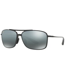 マウイジム レディース サングラス・アイウェア アクセサリー Polarized Sunglasses 437 KAUPO GAP BLACK/GREY POLAR