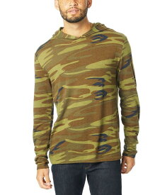 オルタナティヴ アパレル メンズ パーカー・スウェット アウター Men's Keeper Eco Jersey Pullover Hoodie Camo