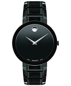 モバド メンズ 腕時計 アクセサリー Men's Swiss Sapphire Black PVD Stainless Steel Bracelet Watch 39mm Black