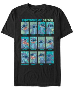 �t�B�t�X�T�� �����Y �g�b�v�X T�V���c Fifth Sun Men's Stitch Emotion Short Sleeve T-Shirt Black �u���b�N
