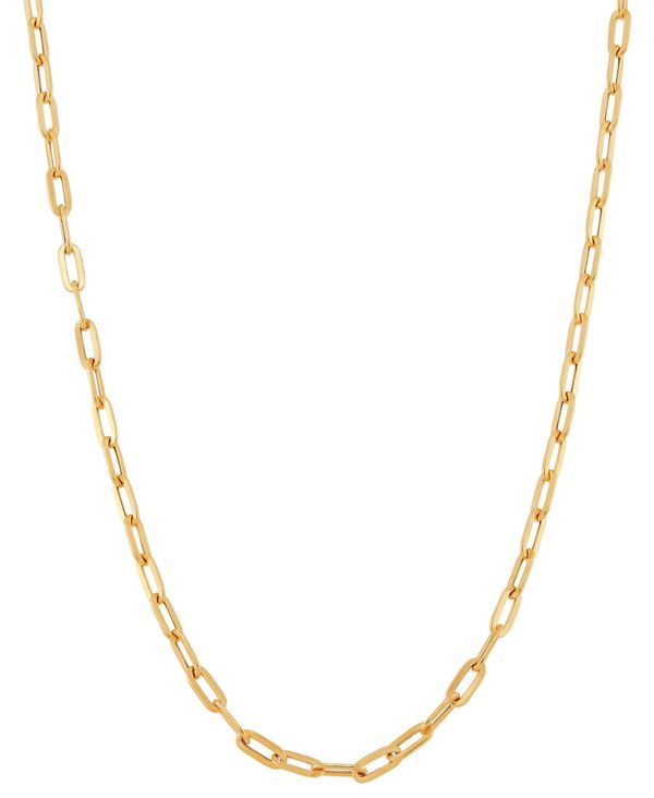 イタリアン ゴールド レディース ネックレス・チョーカー・ペンダントトップ アクセサリー Paperclip Link 20 Chain Necklace in 10k Gold Gold