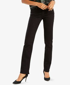 リーバイス レディース デニムパンツ ボトムス Women's Classic Straight-Leg Jeans Soft Black