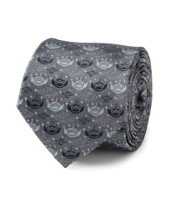 fBYj[ Y ANZT[ lN^C Disney Men's Toy Story Alien Tie Gray O[