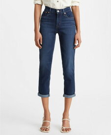 リーバイス レディース デニムパンツ ボトムス Women's Boyfriend Tapered-Leg Jeans Cobalt Layer