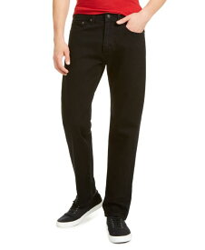 リーバイス メンズ デニムパンツ ボトムス Levi’s&reg; Flex Men's 505 Regular Fit Jeans Native Cali Black - Waterless