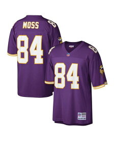 ミッチェル&ネス メンズ シャツ トップス Men's Randy Moss Purple Minnesota Vikings Big and Tall 1998 Retired Player Replica Jersey Purple