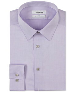 �J���o���N���C�� �����Y �g�b�v�X �V���c Calvin Klein Men's Slim-Fit Non-Iron Herringbone Dress Shirt Lilac ���C���b�N