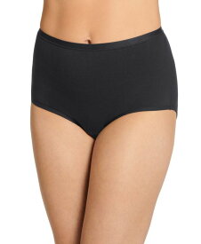 ジョッキー レディース パンツ アンダーウェア Women's Worry Free Brief Underwear Black