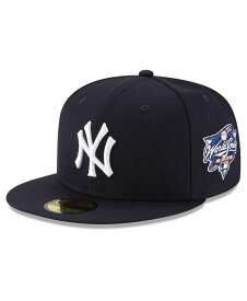 ニューエラ メンズ 帽子 アクセサリー Men's Navy New York Yankees Side Patch 2000 World Series 59Fifty Fitted Hat Navy