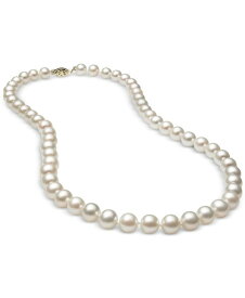 ベル ドゥ メール レディース ネックレス・チョーカー・ペンダントトップ アクセサリー Cultured Freshwater Pearl (7mm) Strand 18 in 14k Gold Yellow Gold