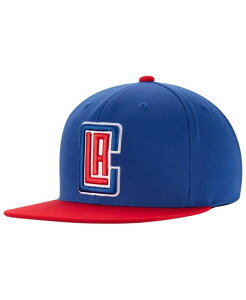 ~b`F&lX Y ANZT[ Xq E[ Mitchell & Ness Men's Royal Red La Clippers Two-Tone Wool Snapback Hat Royal Red bh